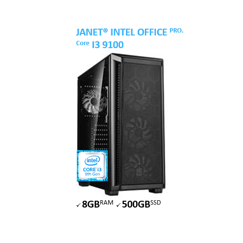 JANET®  INTEL OFFICE  PRO Core I3 9100